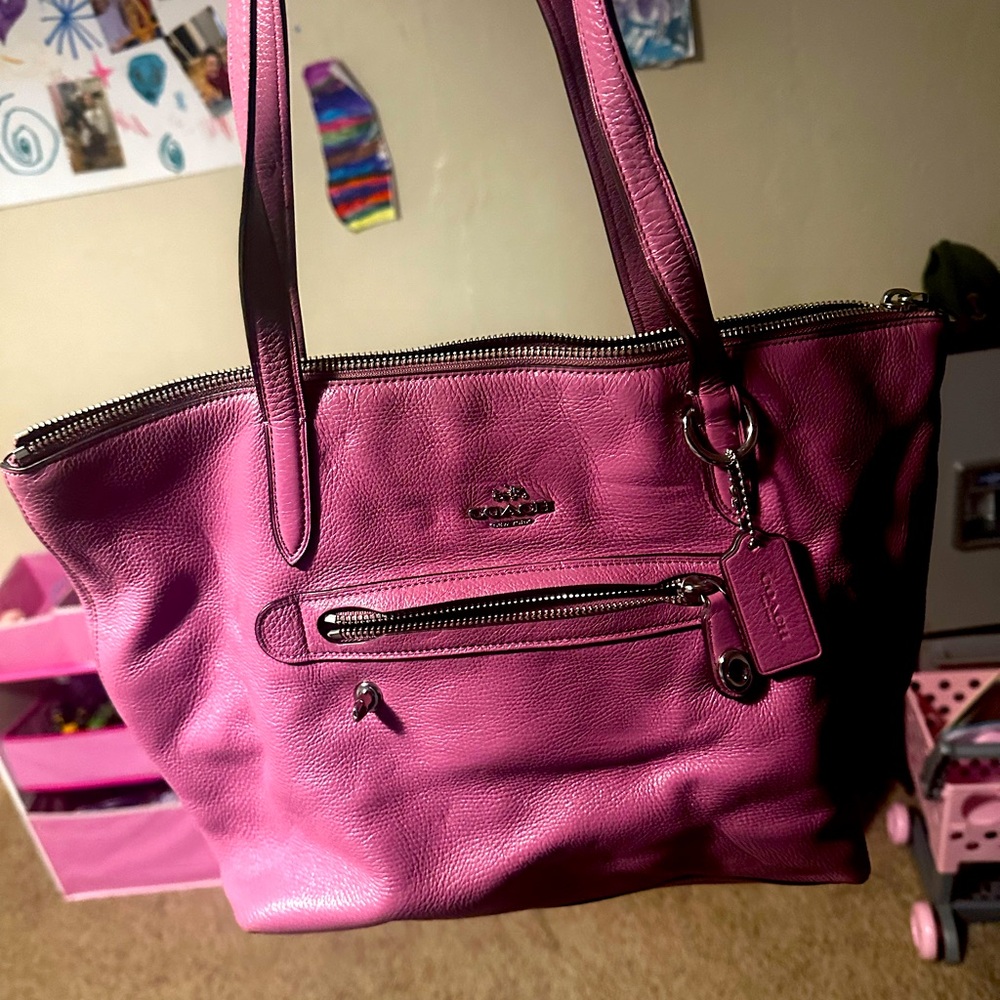 Authentic coach tote